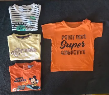 Lot t-shirt garçon