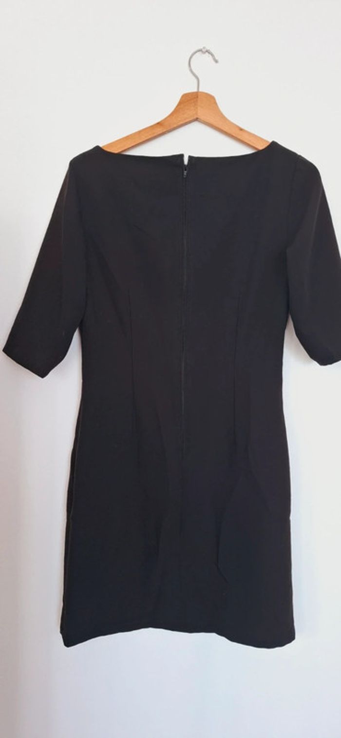 Petite Robe Noire – cousu main Modèle unique Taille S/M - photo numéro 4