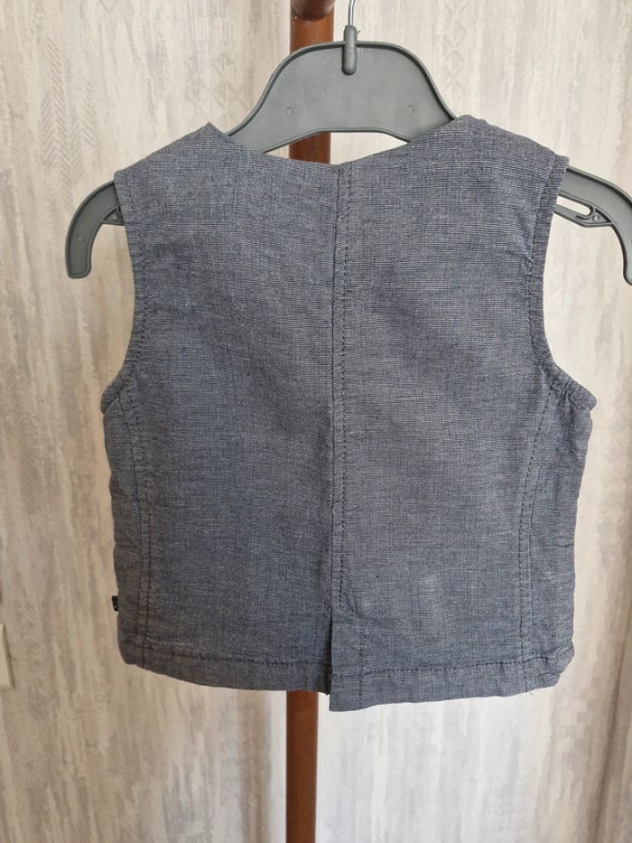 🎯 Gilet garçon - Okaïdi - Taille 3 ans - Coton/Elasthanne - photo numéro 4