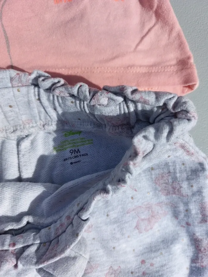 Lot 9 mois hiver mi saison gris rose - photo numéro 6