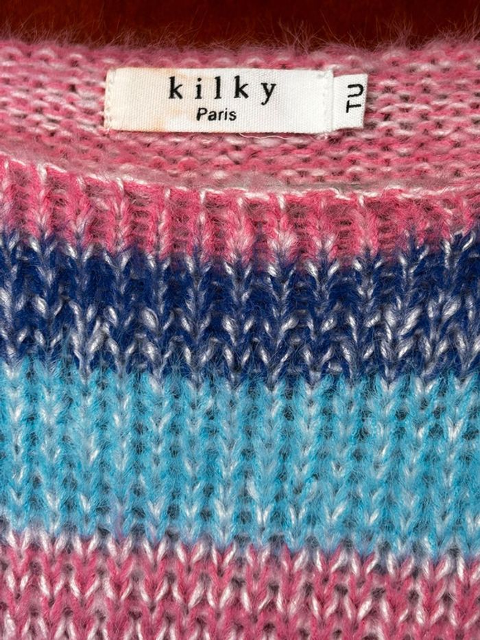 Pull multicolore pastel Kilky taille unique - photo numéro 2