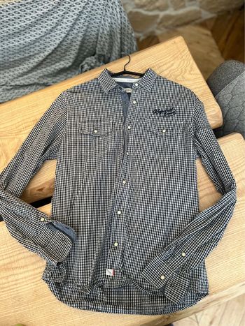 Chemise à carreaux kaporal taille S homme manches longues