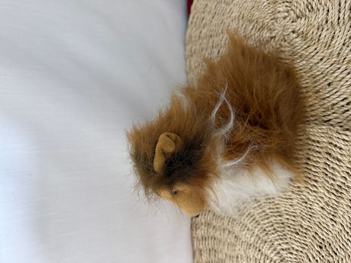 peluche chien colley style Lassie marron blanc - photo numéro 2