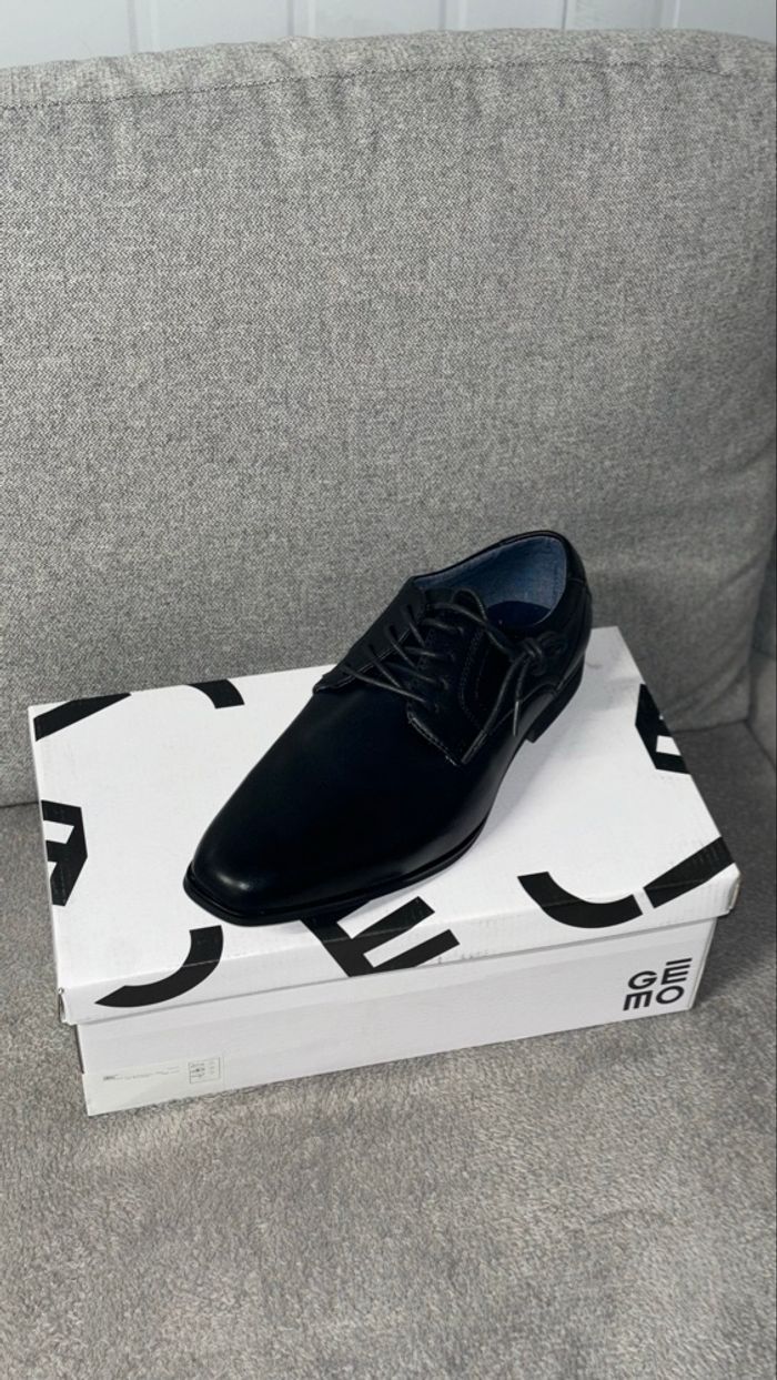 Mocassin noir pour homme