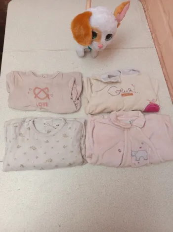 Lot de 4 grenouillère 3mois