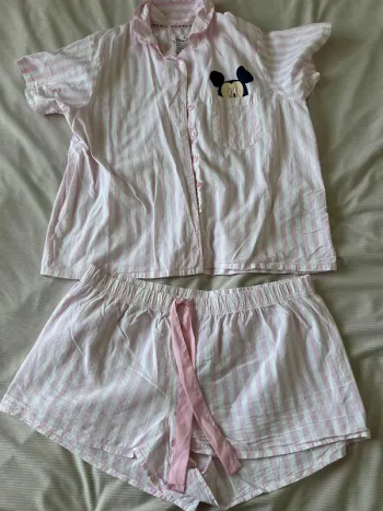Ensemble de pyjama Primark Disney nrose et blanc taille l