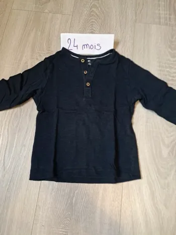 T-shirt manches longues 24 mois