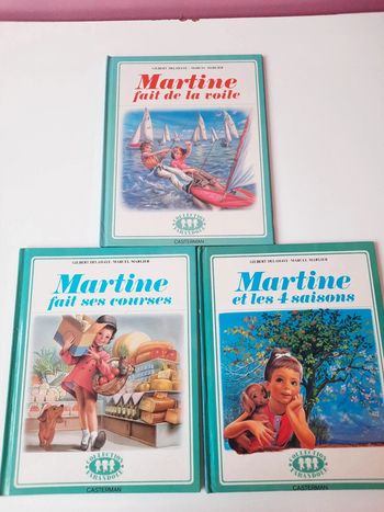 Lot de 3 livres Martine