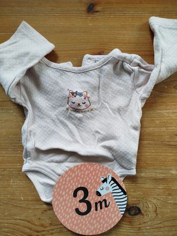 Bodies manches longues 3mois