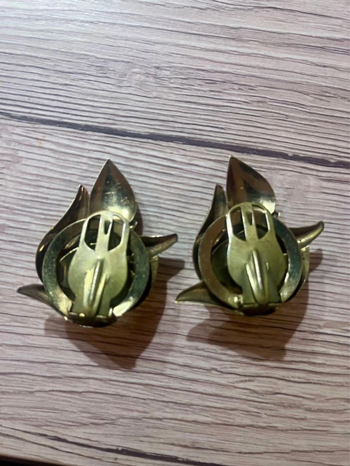 Boucles d oreilles clip baroques - photo numéro 2