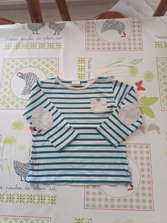 Tee-shirt ML Zara taille 18/24 mois