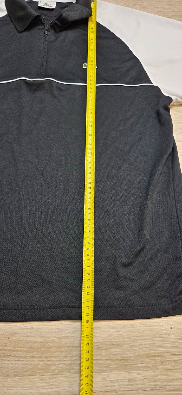 Polo Lacoste taille 5 / L noir et blanc Très bon état - photo numéro 8
