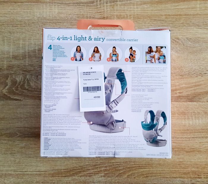 Porte-bébé souple 4en1 Infantino - photo numéro 2