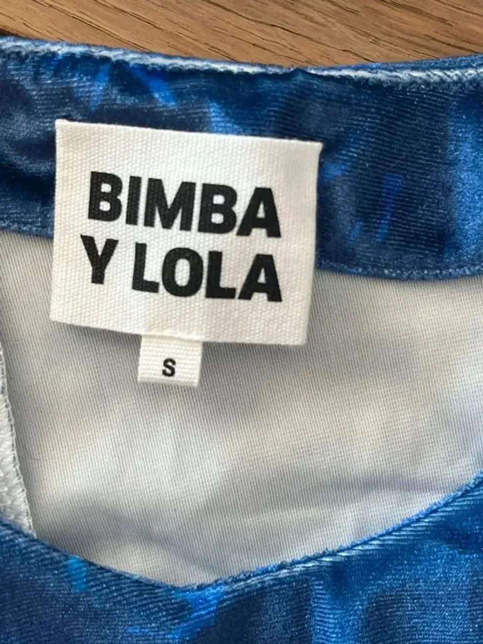 Robe moulante de couleur bleu violacé Bimba y Lola - photo numéro 4