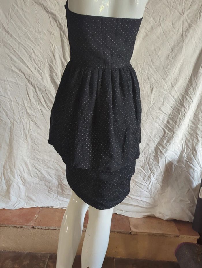 Robe bustier à pois S - photo numéro 5