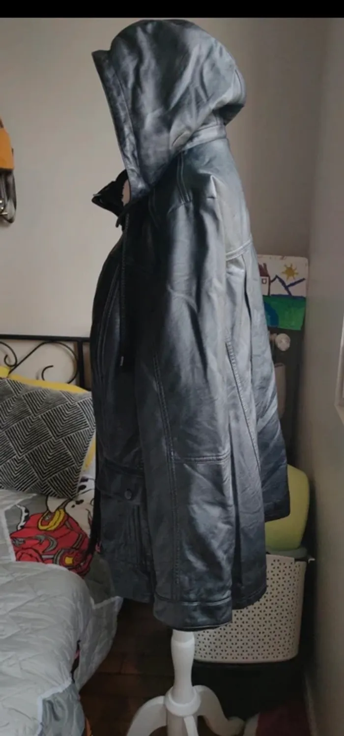 Veste simili cuir bon prix - photo numéro 4