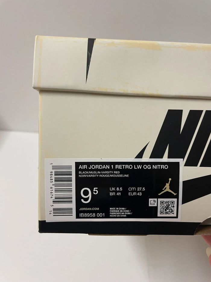 Nike Jordan Low 1 Nigel Sylvester - Neuf - photo numéro 13