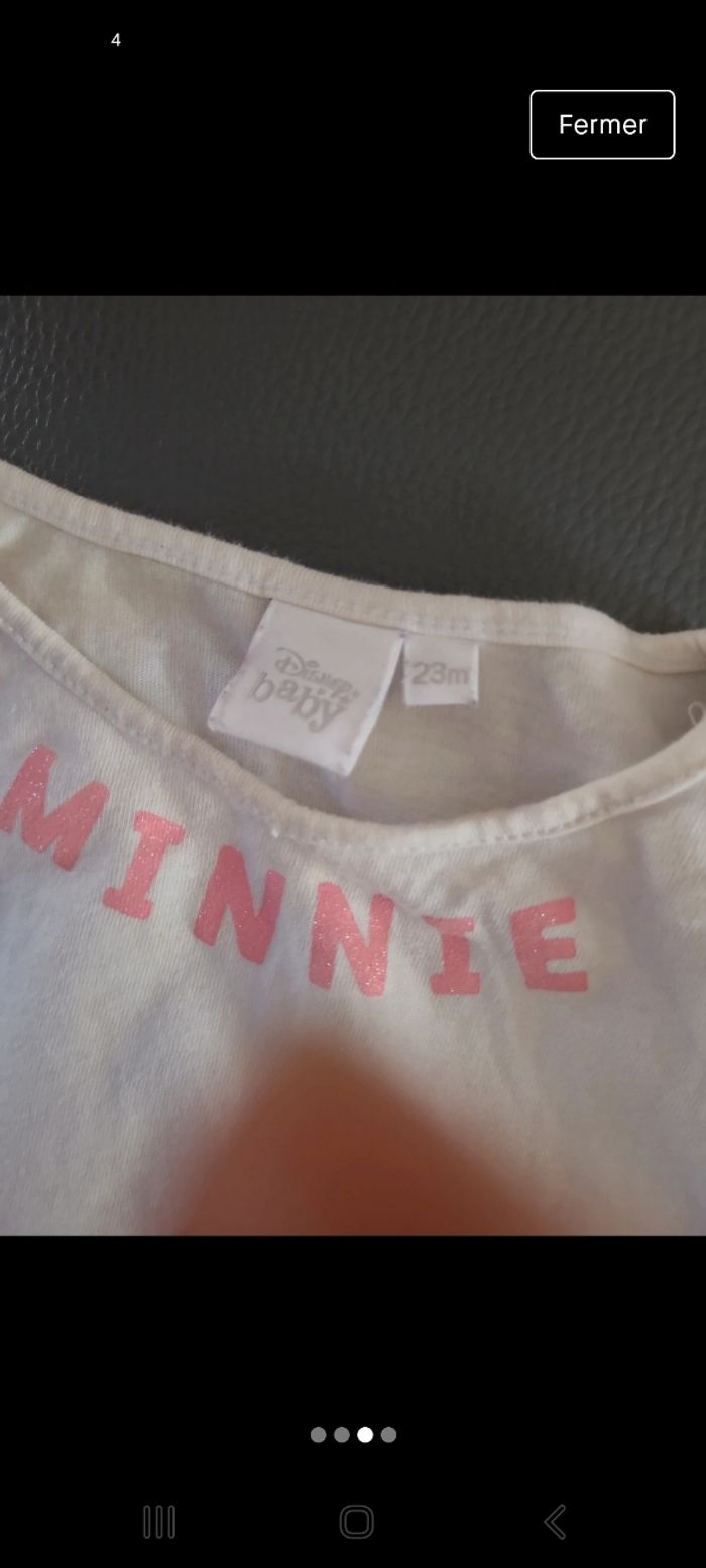 Ensemble short + tee-shirt fille 2 ans - photo numéro 3