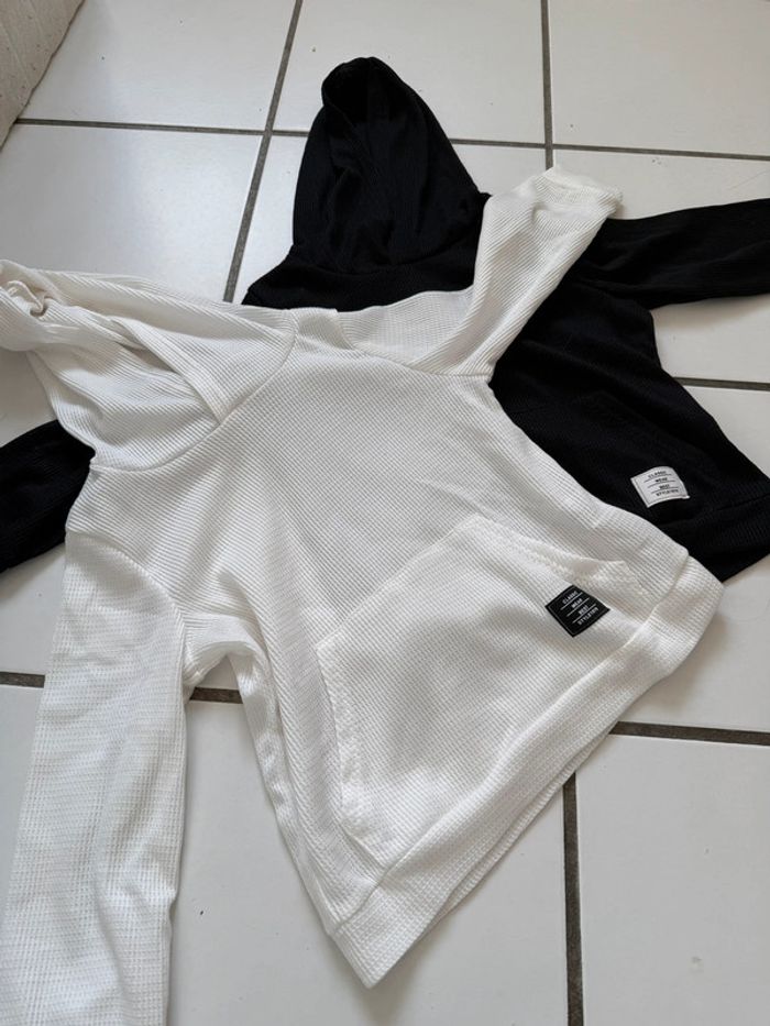 Lot de 2 sweat léger à capuche