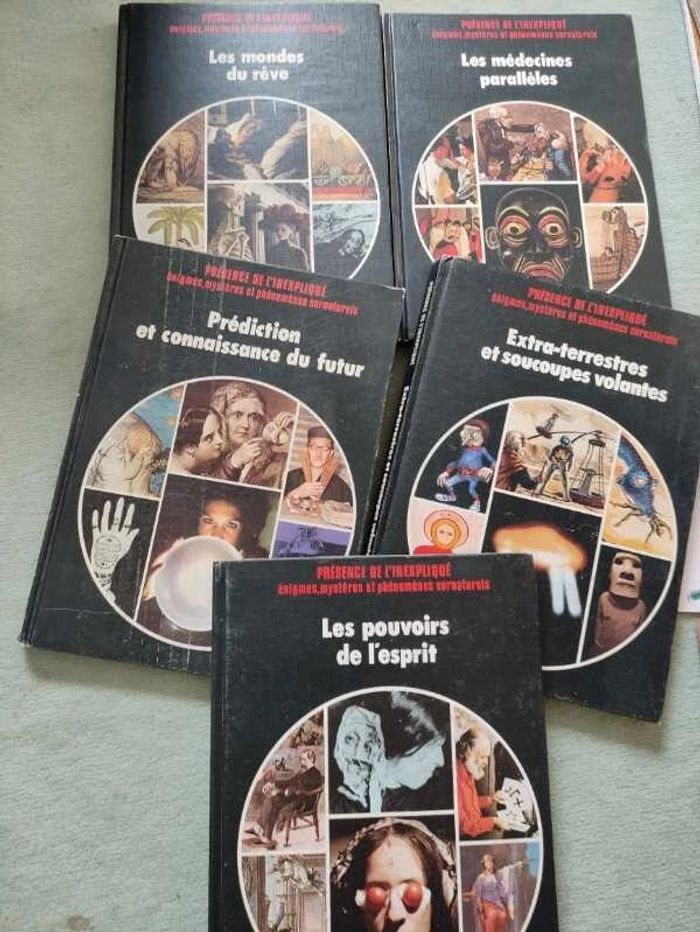 5 livres ésotériques présence de l'inexpliqué énigmes mystère et phénomènes ésotériques
