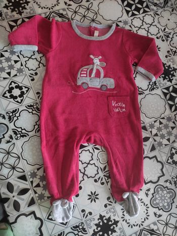 Pyjama velours 3 mois