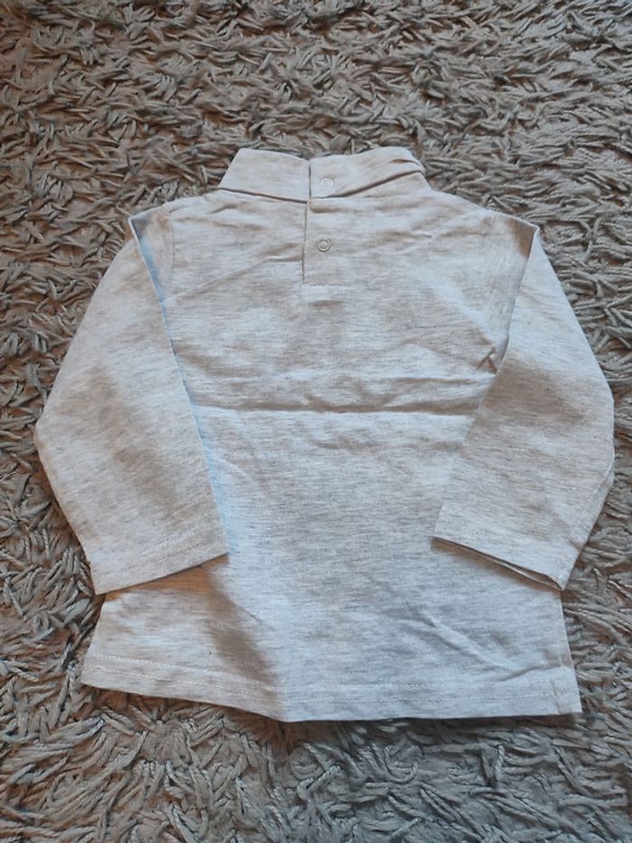 sous pull gris bébé - photo numéro 2