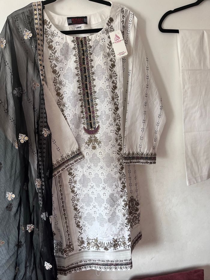 Asian Pakistani cotton dress for winter