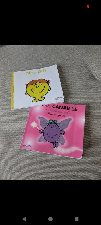 Lot de 2 livres Monsieur Madame