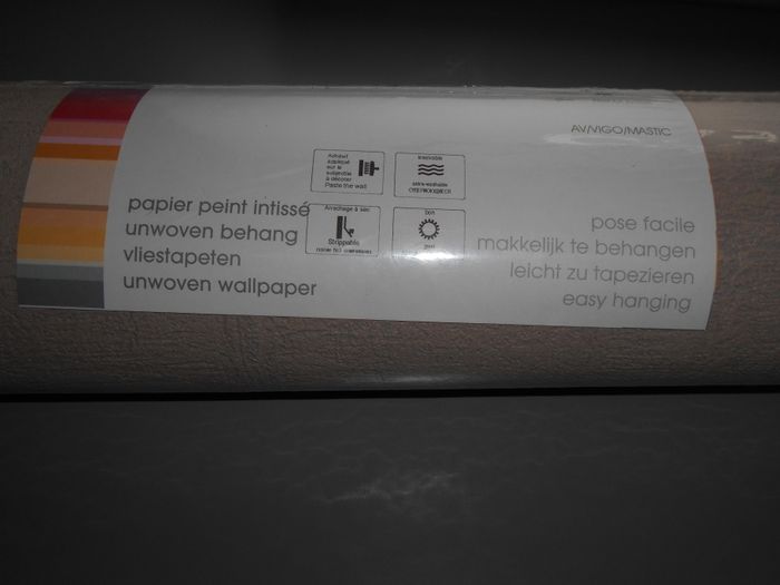 Rouleaux de papier peint intissé (Heytens) AV/Vigo/Mastic neuf - photo numéro 4