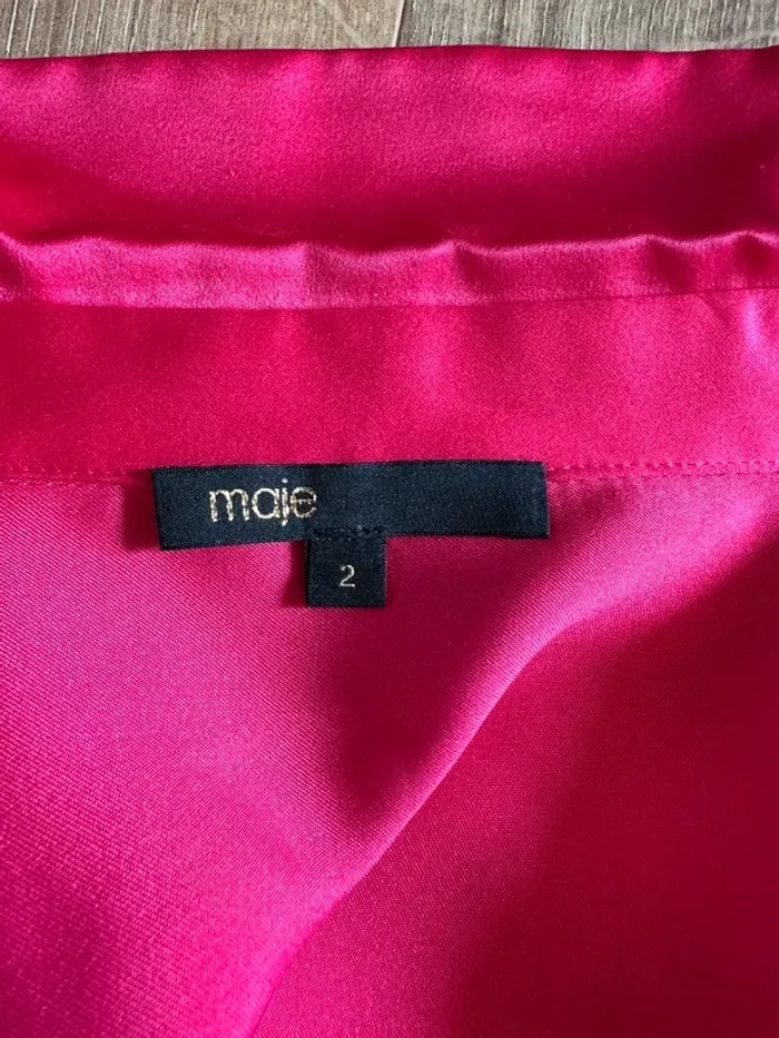 Blouse Maje rose taille 38 - photo numéro 8