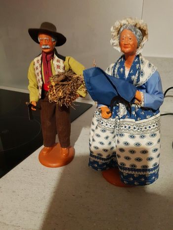 Couple de santons grand