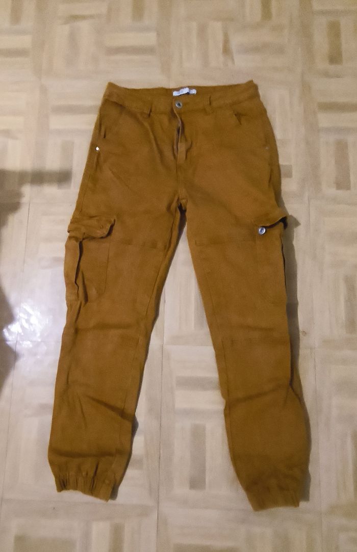 Cargo moutarde taille 36 - photo numéro 2