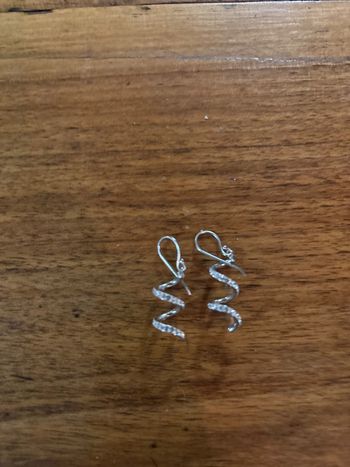 Pendants avec strass