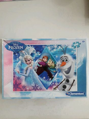 Puzzle Disney Reine des neiges de Clementoni 100p