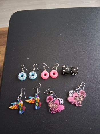 Lot de boucle d oreille