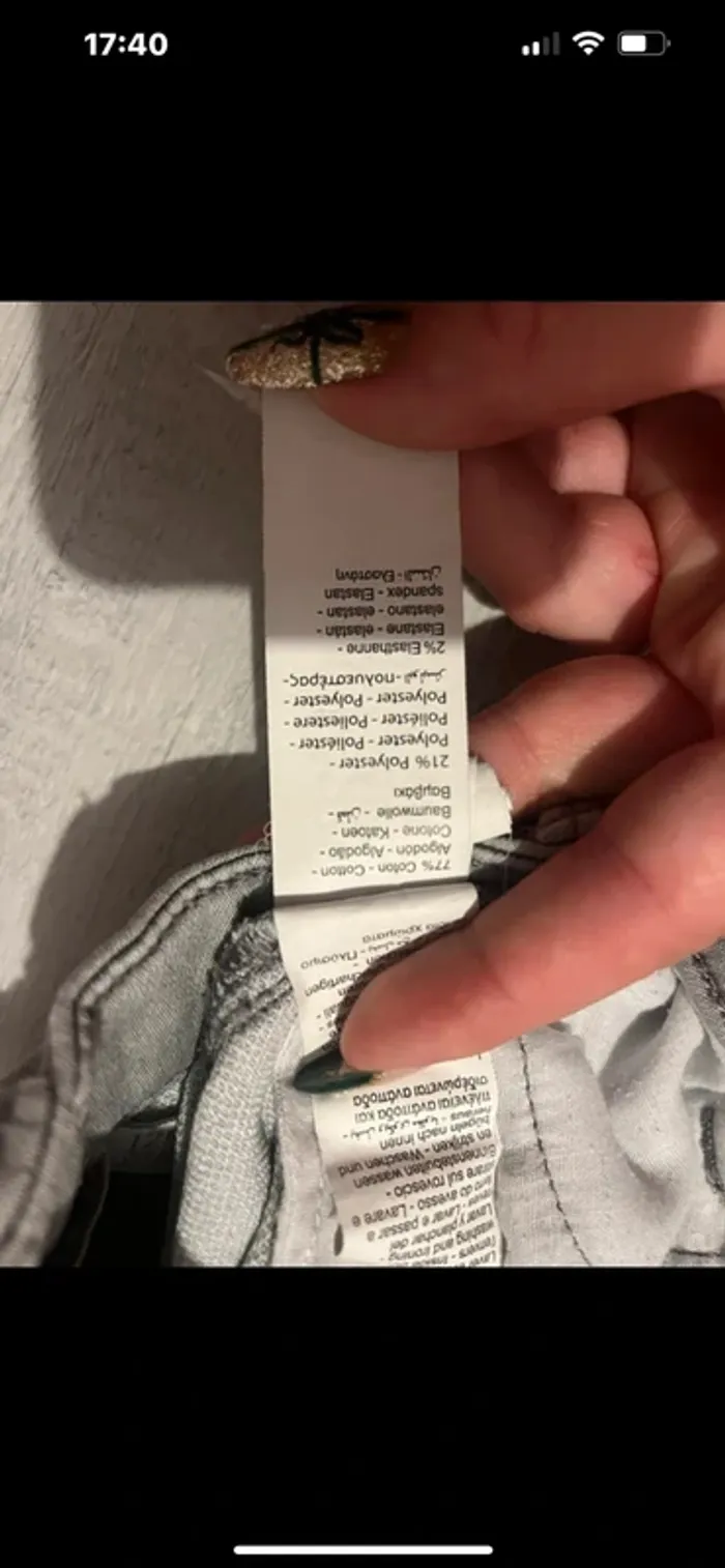 Jean gris taille 12 mois bébé fille Orchestra 🐱 - photo numéro 3