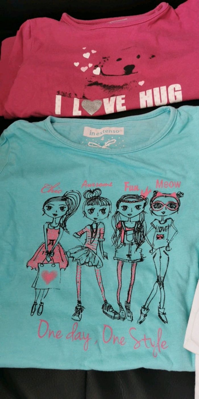 Lot t shirts 4 ans - photo numéro 2