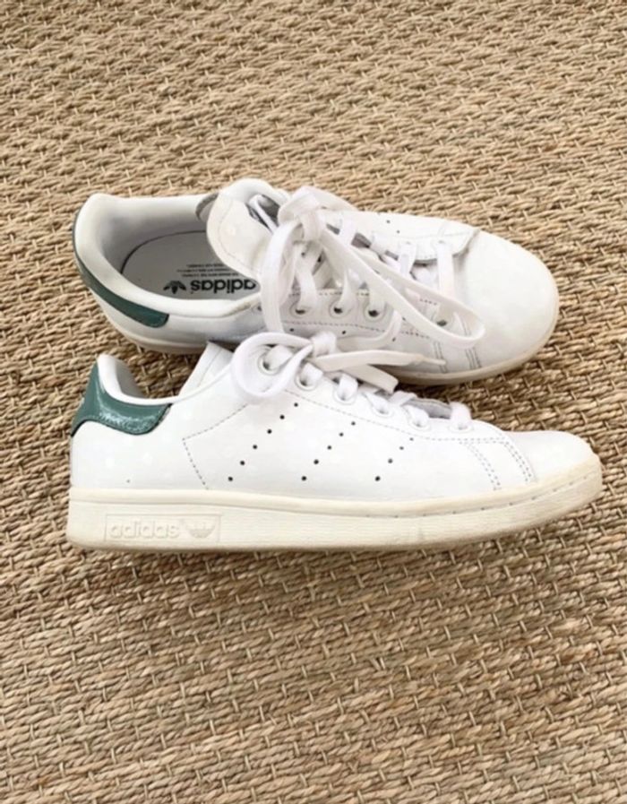 Adidas Stan Smith vert d’eau 🐚 - photo numéro 3