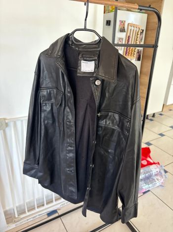 Veste en similicuir