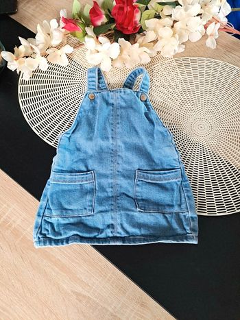 Robe en jeans, taille 12 mois, marque tape a l'œil