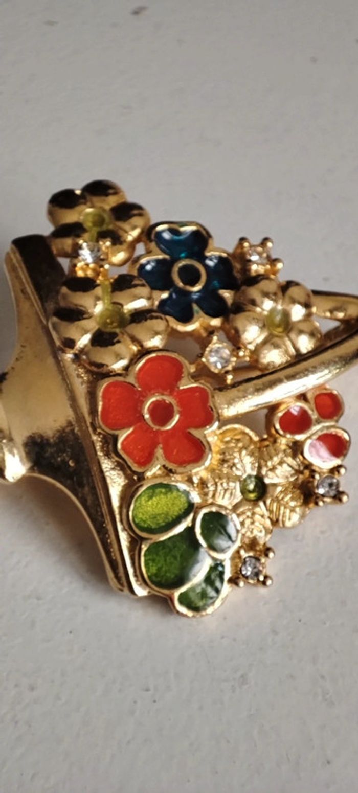 Broche fleurs - photo numéro 4