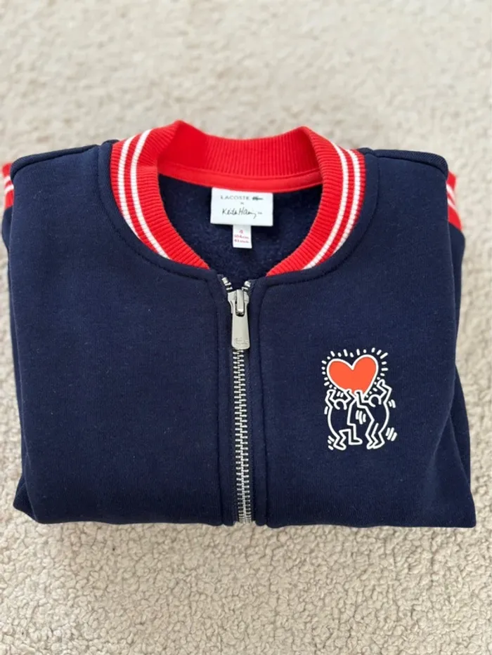 Veste Lacoste x Keith Haring garçon/ fille /mixte 4 ans (104 cm) édition limitée rare - photo numéro 3