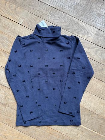 Col roulé marine Jacadi 6 ans neuf