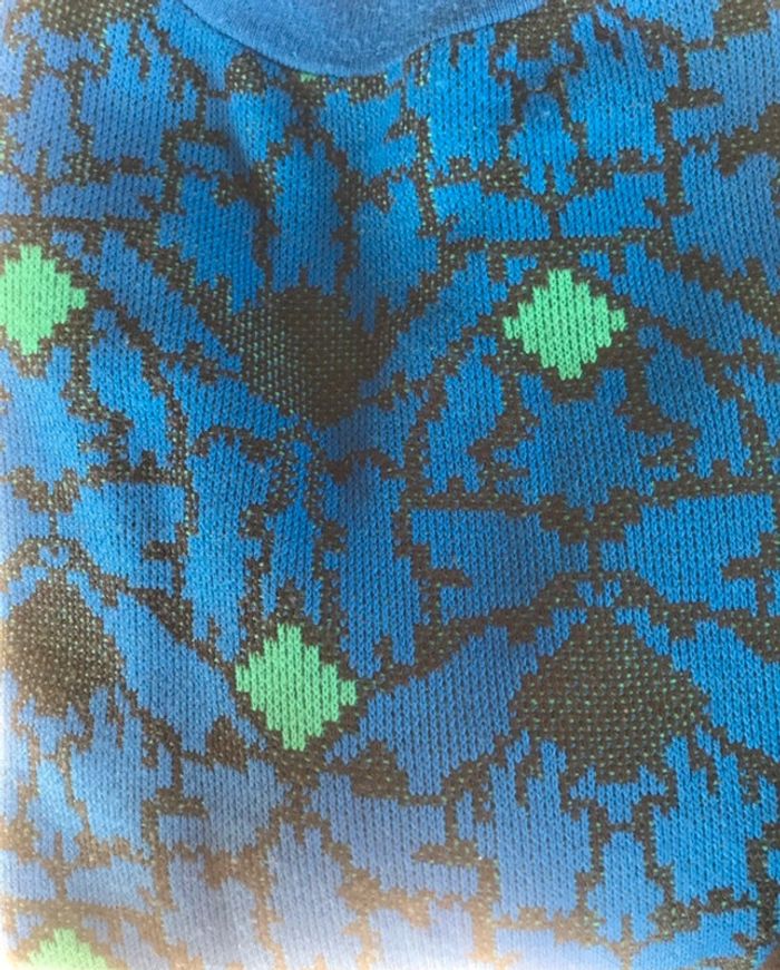 81 - pull bleu carreau - photo numéro 6