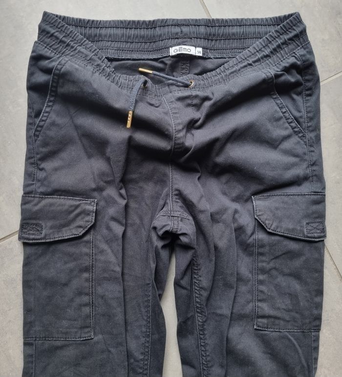 Lot de 2 pantalons type cargo 14ans - photo numéro 7