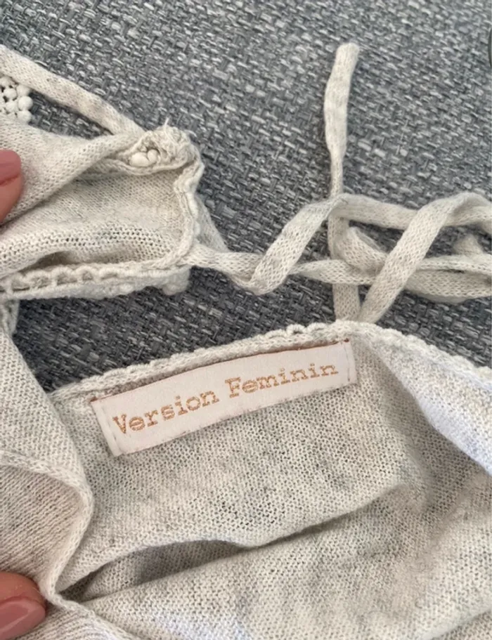 Pull gris Version féminin - photo numéro 4