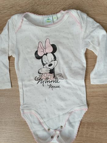 Body manches longues Minnie bébé fille 6 mois