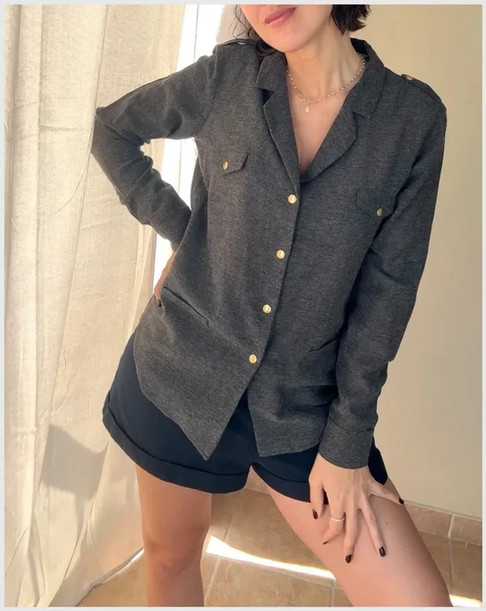 Chemise Sezane grise S très bon état
