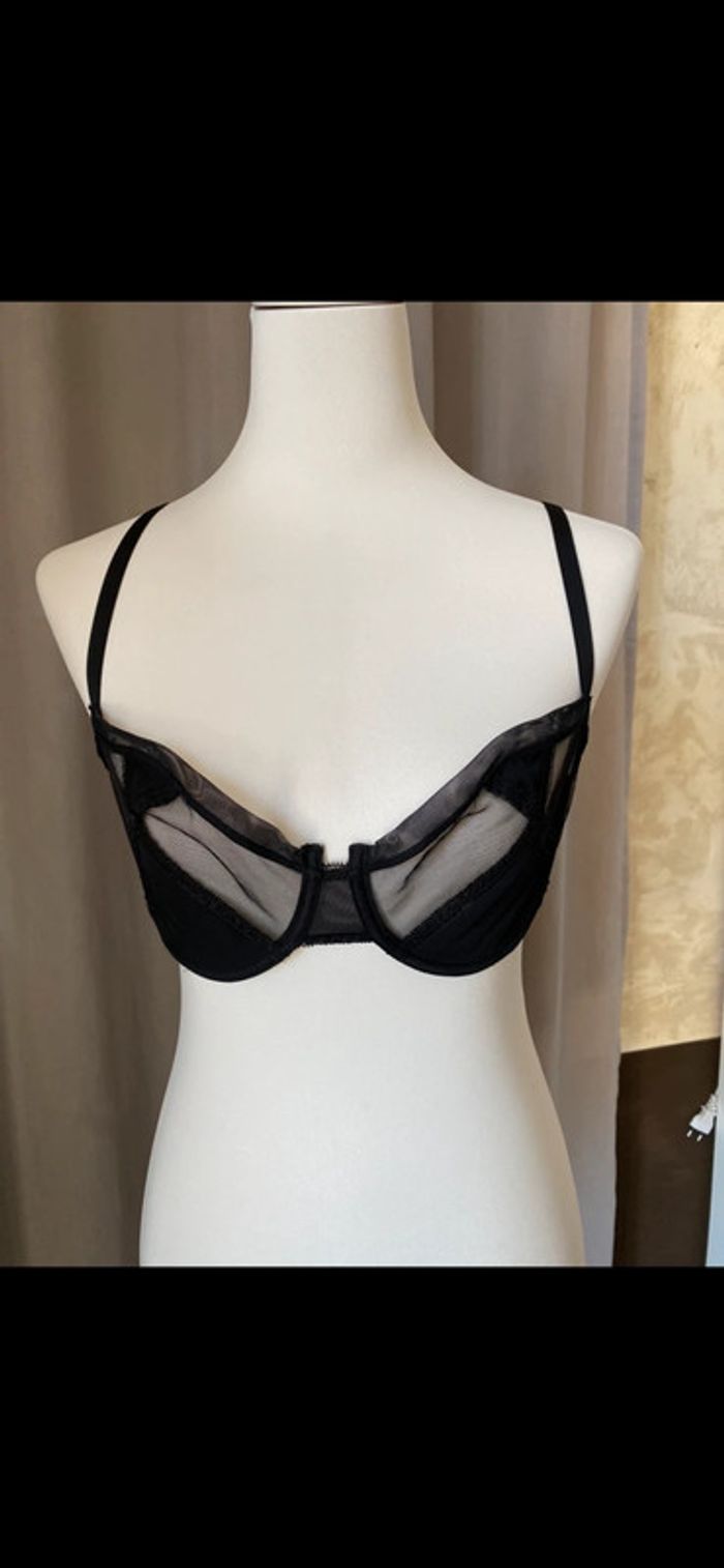 Soutien gorge noir Chantal Thomass 95D Popadelica - photo numéro 2