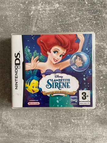 Jeu pour Nintendo DS, La petite sirène, l'aventure sous marine version euro dont le français.